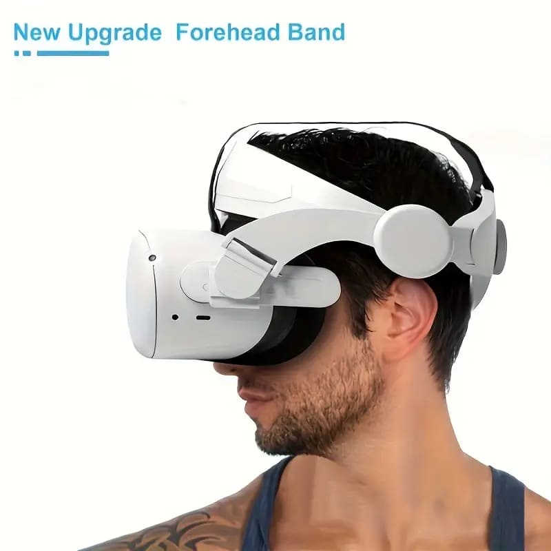 VR Headset with Comfortable Forehead Band